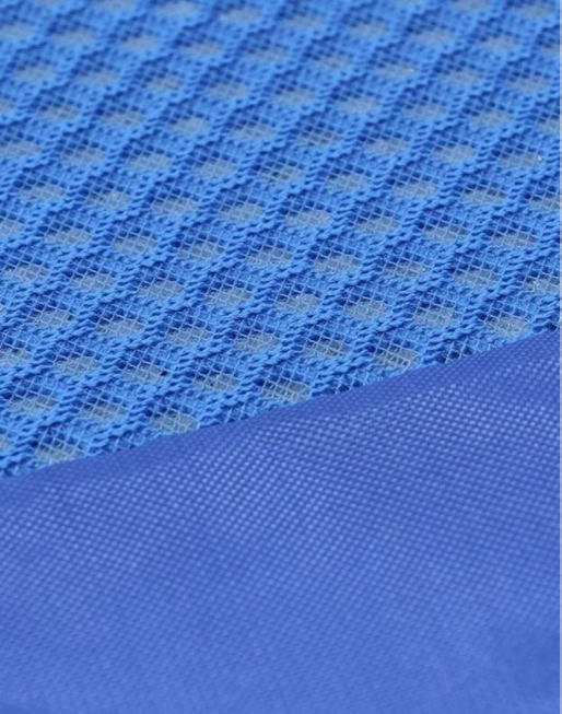 Close-up of breathable mesh