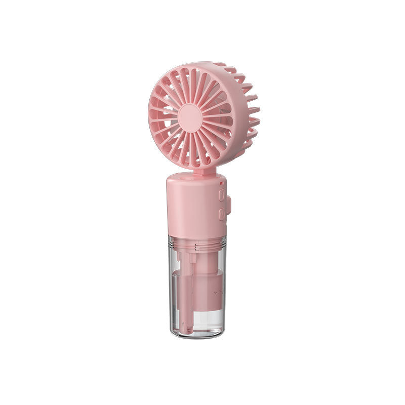 Handheld mist fan in pink