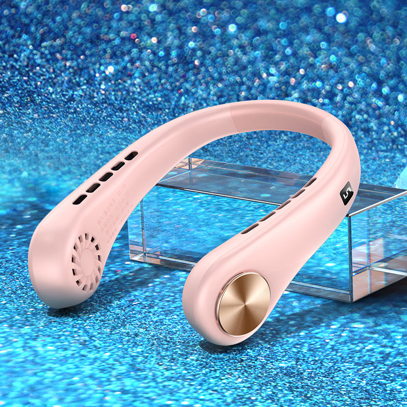Neck fan in pink