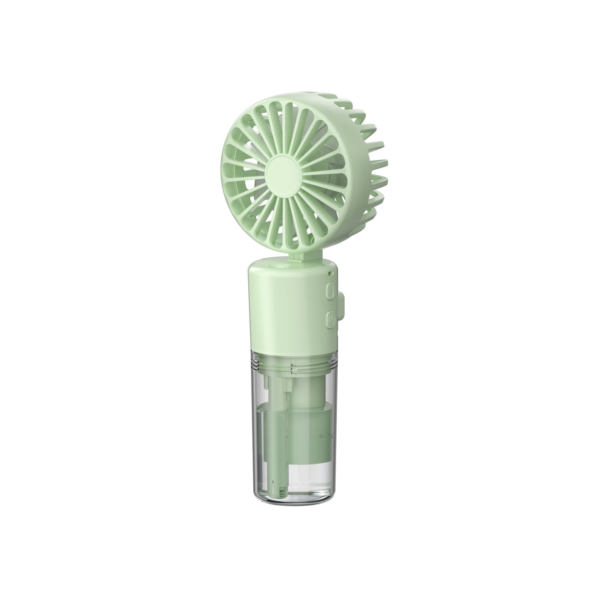 Handheld mist fan in green